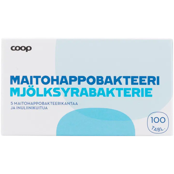 Coop Piimhappebakter tabletid 100tk