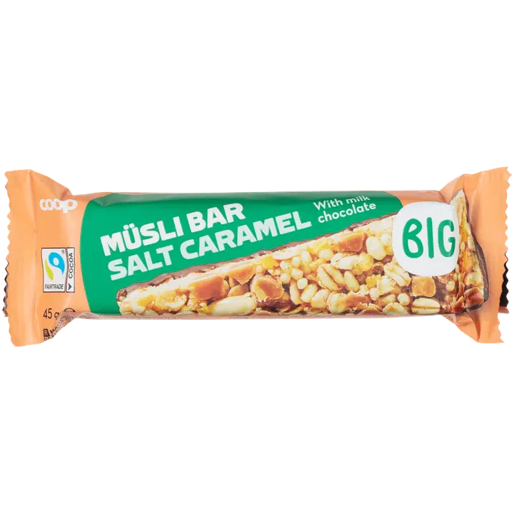 Coop müslibatoon šokolaadi-soolakaramell 45g