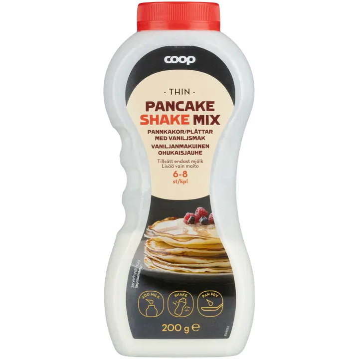 Coop vanillimaitseliste õhukeste pannkookide jahusegu 200 g / 6-8 tk