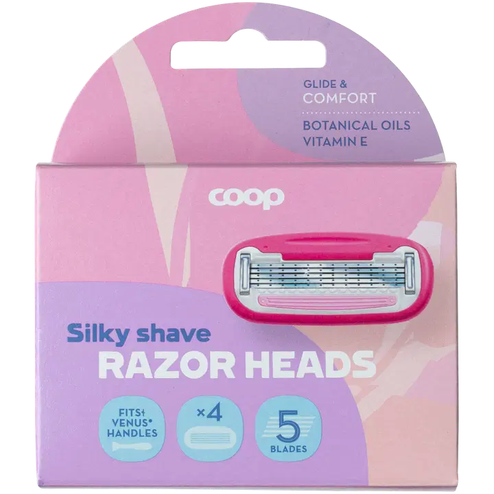 Varuterad Coop Silky Shave 5-tera 4tk