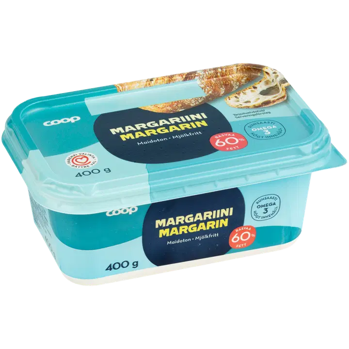 Coop margariin 60%, 400g