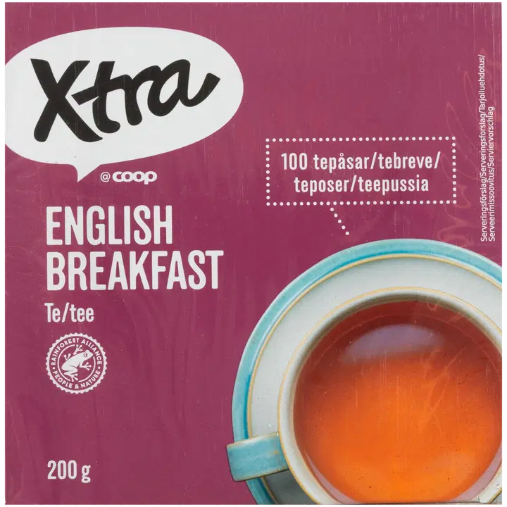 Xtra English Breakfast tee 200g RFA