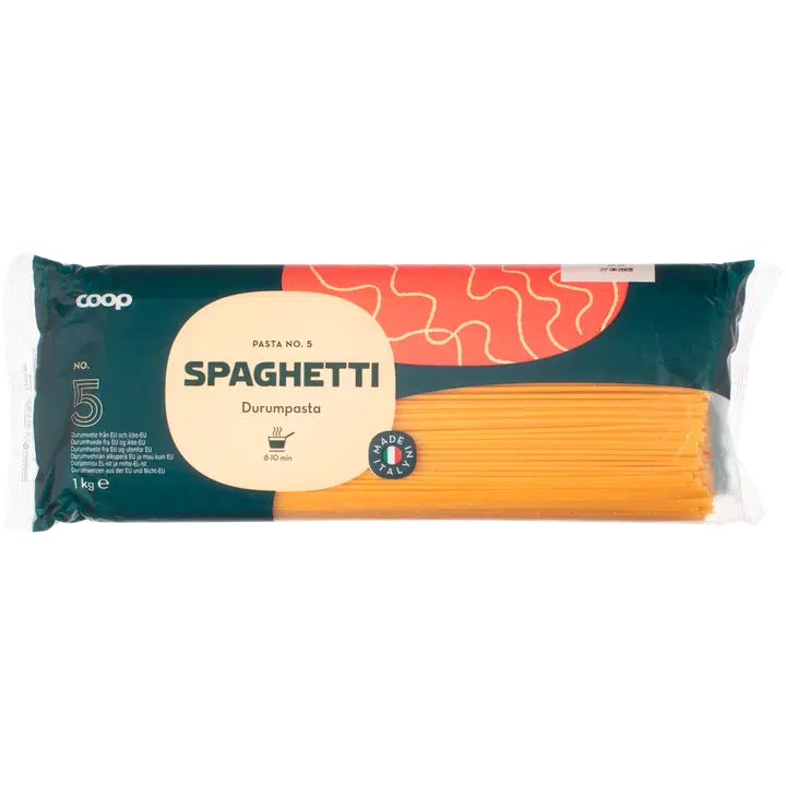 Coop spagetid 1 kg