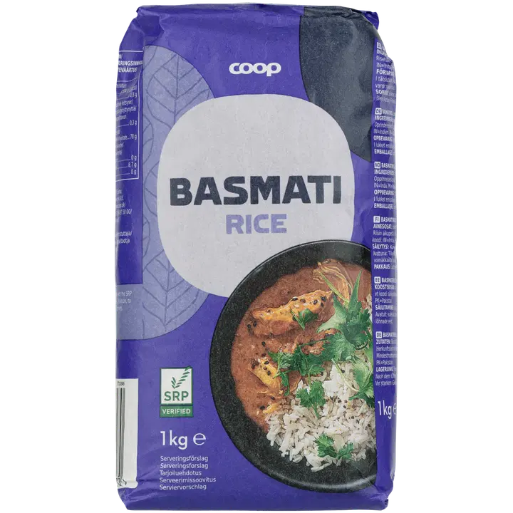 Coop basmatiriis 1 kg