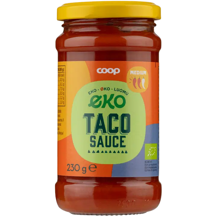 Coop ökoloogiline tako kaste, keskmise vürtsikusega, 300 g