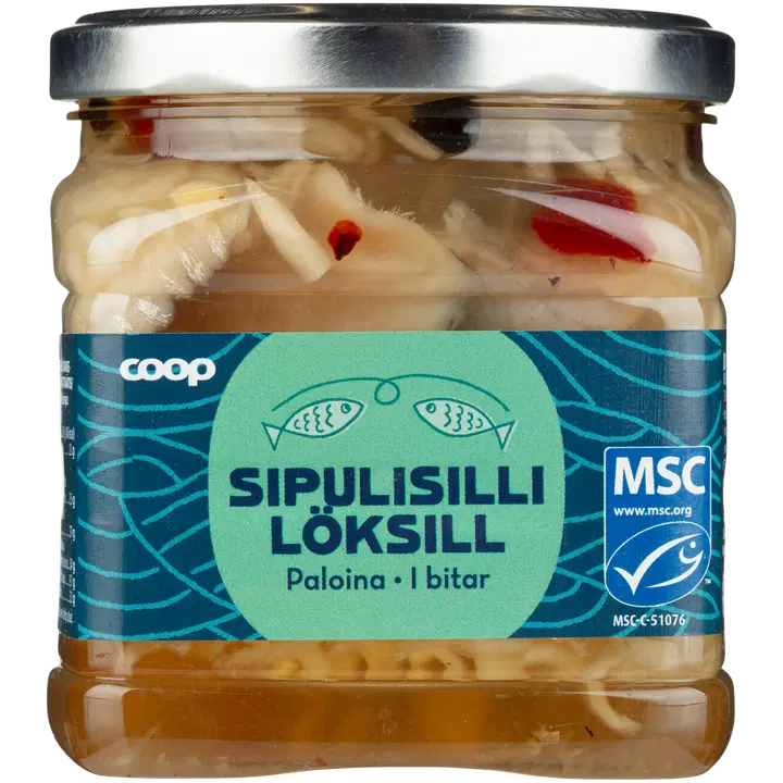 Coop Marineeritud Heeringas, Sibulaga 245G MSC
