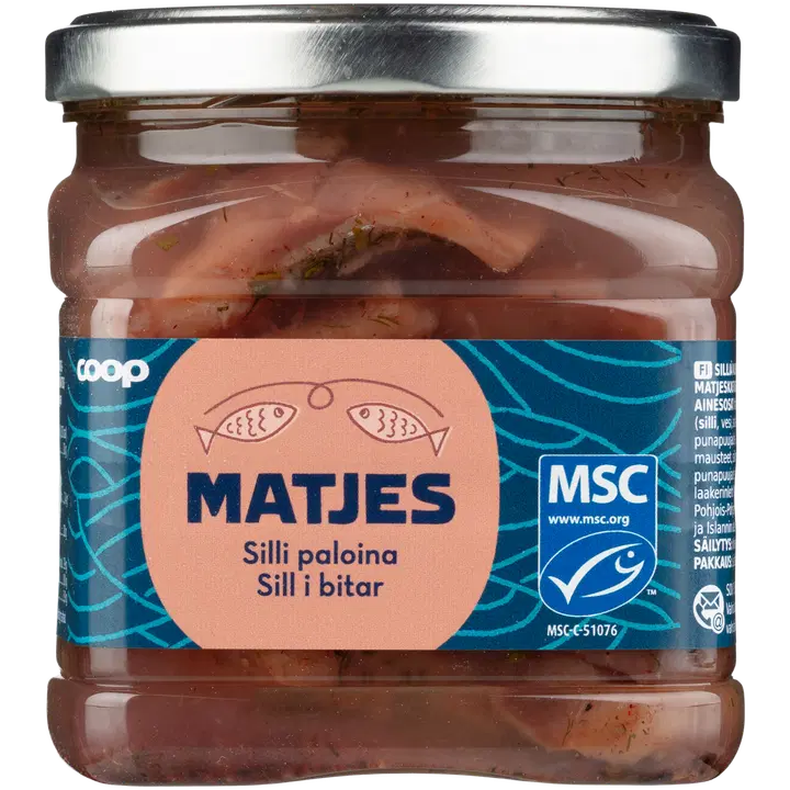 Coop Marineeritud Heeringas 500/240g MSC