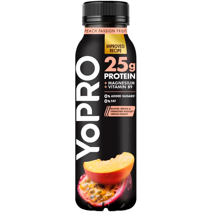 Yopro proteiiniga joogijogurt virsiku-passioni, 300g