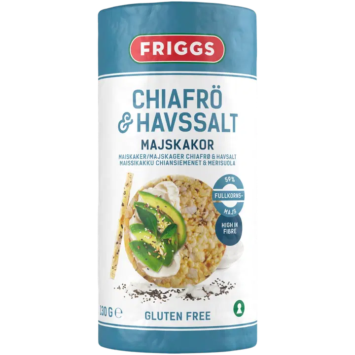 Friggs maisigaletid chia-seemnete ja meresoolaga, 130 g