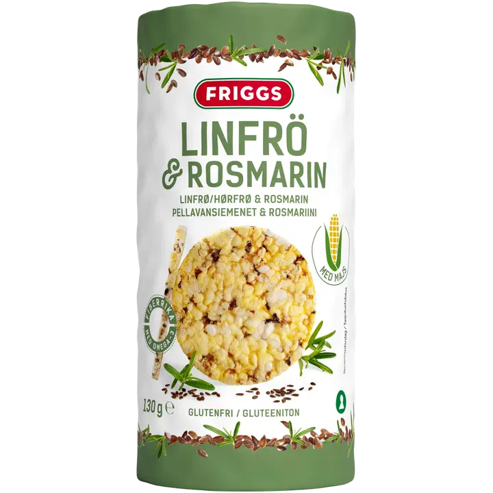 Friggs maisigaletid linaseemne ja rosmariiniga, 130 g
