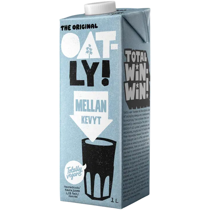 Oatly 1,5% rasvasisaldusega kaerajook 1L