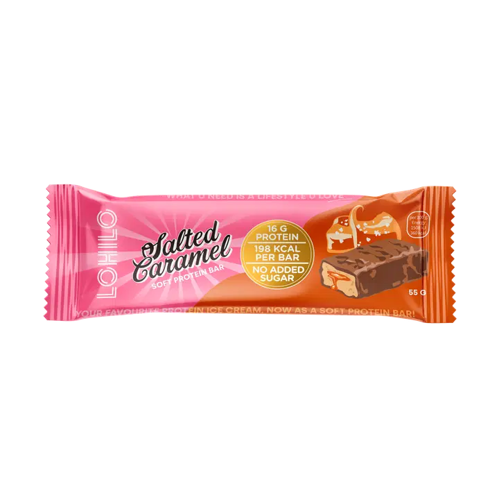 Pehme proteiinibatoon soola karamelliga 55g