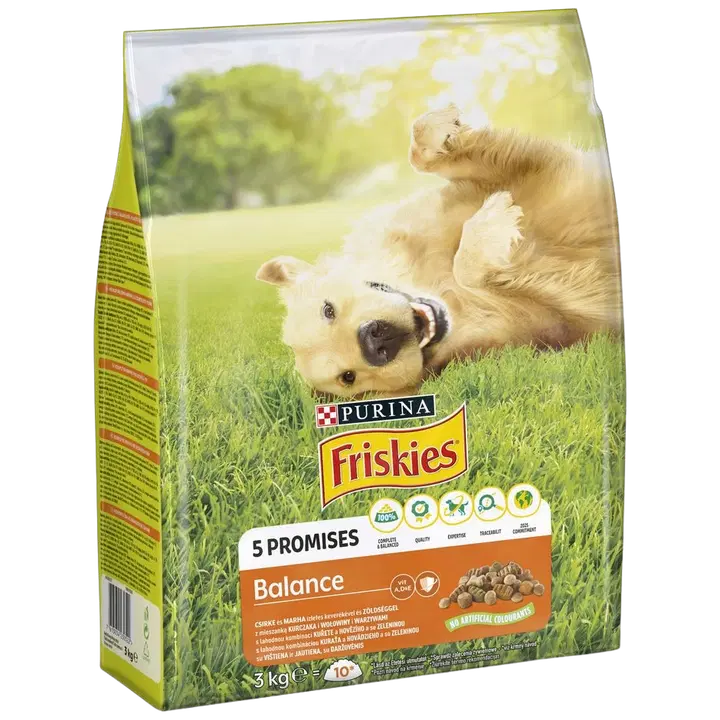 Friskies kuiv koeratoit kana-veis 3kg