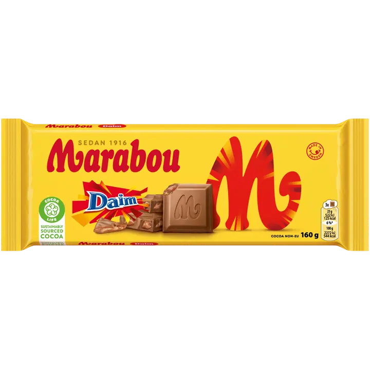 Marabou Daim piimašokolaad 160g
