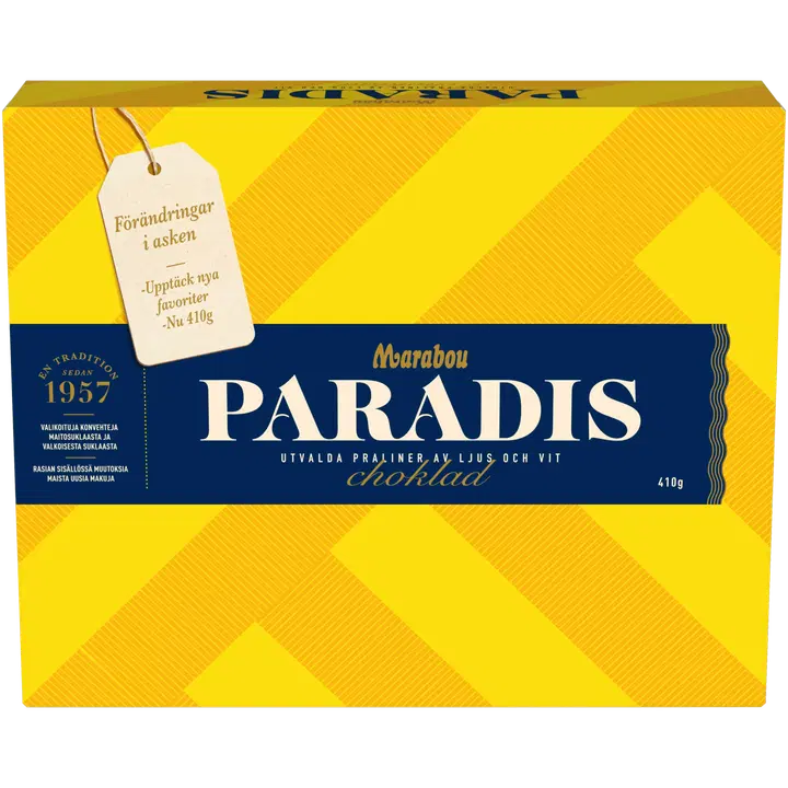 Marabou Paradis kommikarp 410g