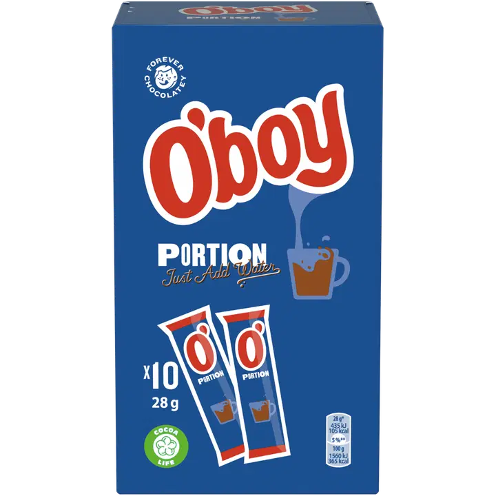 O'Boy kakaojoogipulber 10 x 28 g