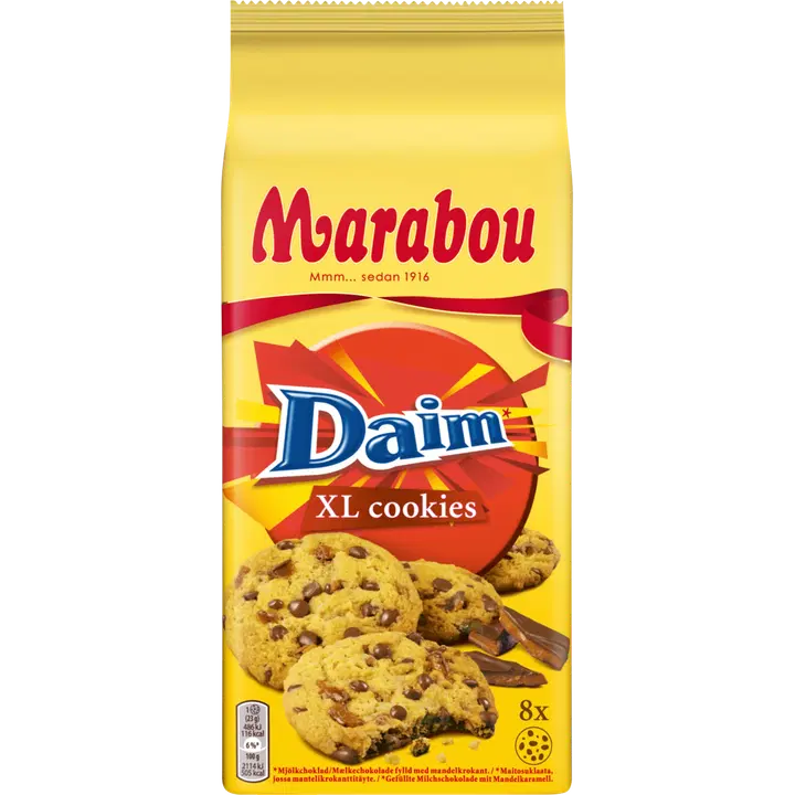 Marabou Daim xl küpsised 184g
