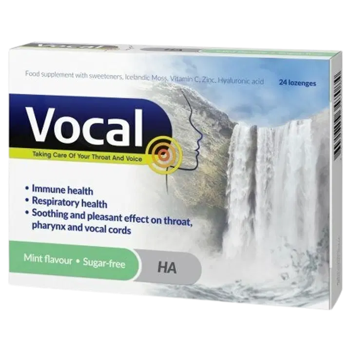 Vocal Mint imemistabletid hüaluroonhappega 24 tk