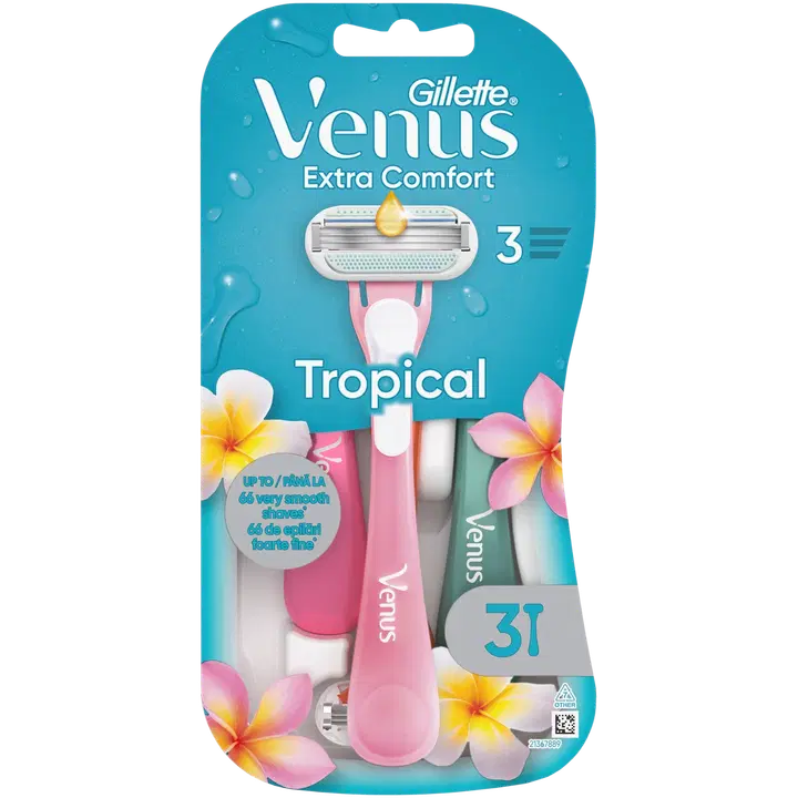 Ühekordsed raseerijad Gillette Venus Tropical 3-tera 3tk