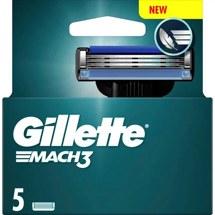 Varuterad Gillette Mach 3-tera 5tk