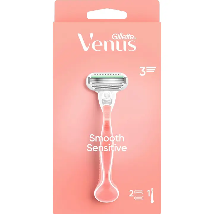 Gillette Venus Smooth Sensitive ihokarvanajohöylä+1 terä