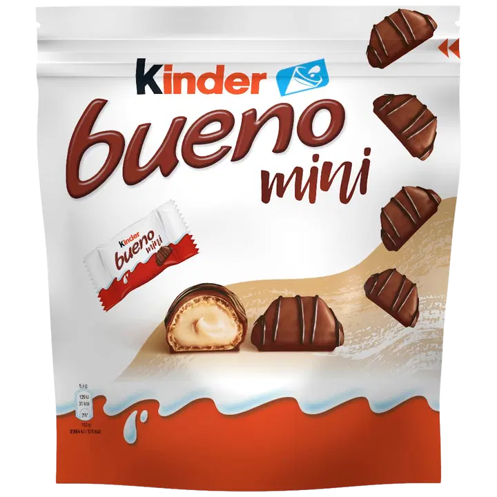 Kinder Bueno mini piimašokolaadivahvel pähklitäidisega 108 g