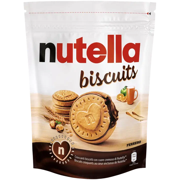 Nutella küpsis sarapuupähkli-kakaotäidisega 193 g