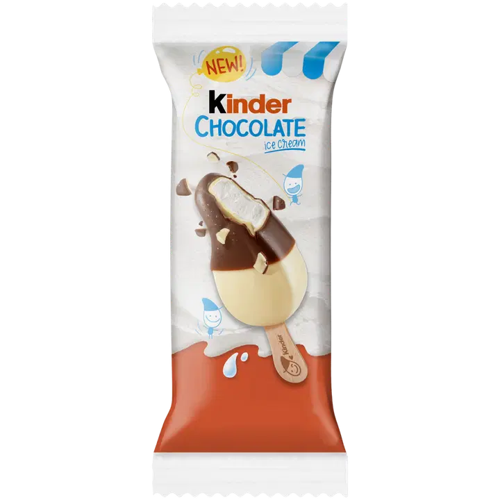 KINDER jäätis shokolaadiglasuuriga 55ml