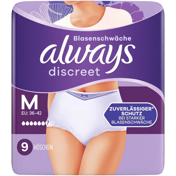 Always Discreet Inkontinents Plus Medium 9tk