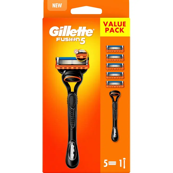 Gillette Fusion5 raseerija +4 varutera 5-tera