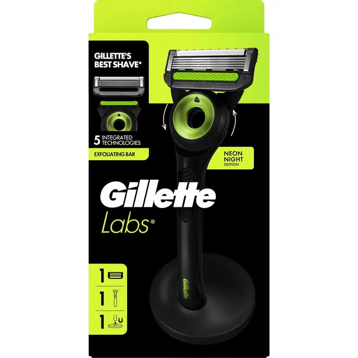 Gillette Labs raseerija neon night ja varutera 5-tera