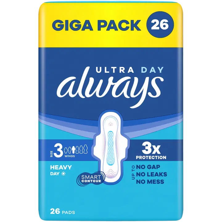 Always Ultra Night 3 hügieeniside 26 tk