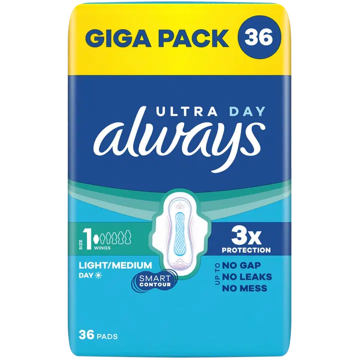 Always Ultra Normal 1 hügieeniside 36 tk