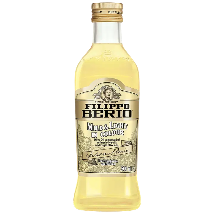 Filippo Berio filippo berio mild&light oliiviõli, rafineeritud ja väärisoliivõlist 500ml