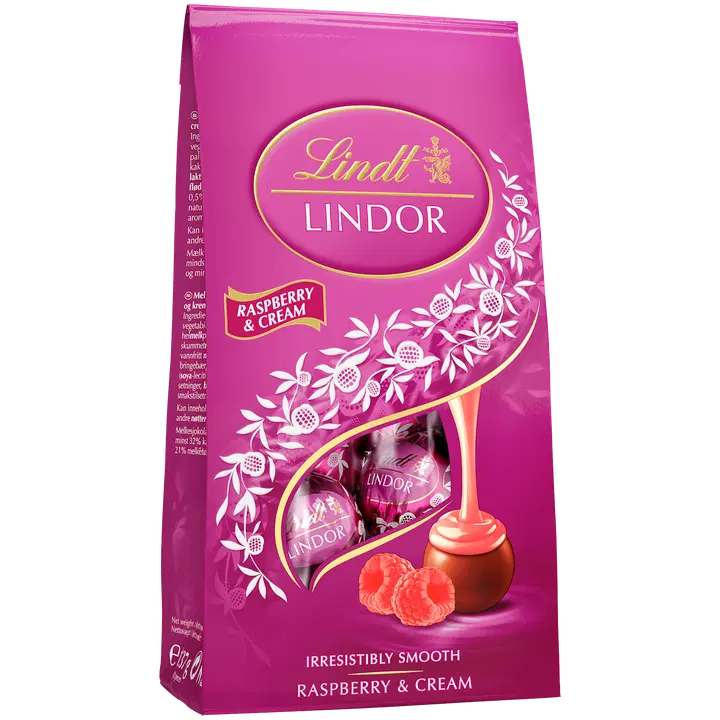 Lindor vaarika-piimašokolaad 137g