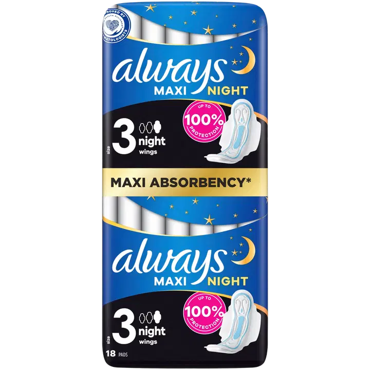 Always Maxi Night hügieeniside 18tk