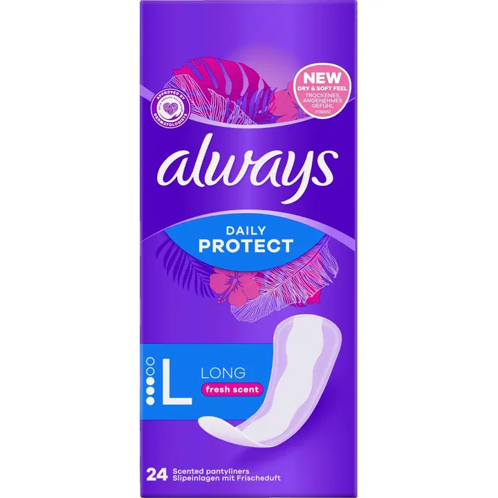 Always Dailies Extra Protection pesukaitse Large 24tk