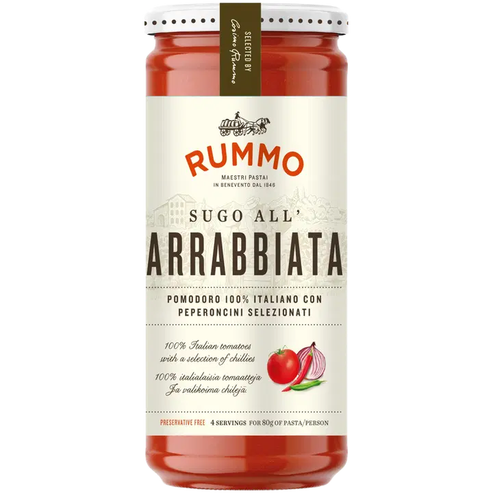 Rummo sugo al arrabiata pastakaste 340 g