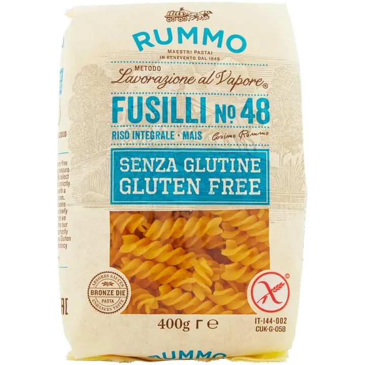 Rummo gluteenivaba pasta fusilli no 48, 400 g