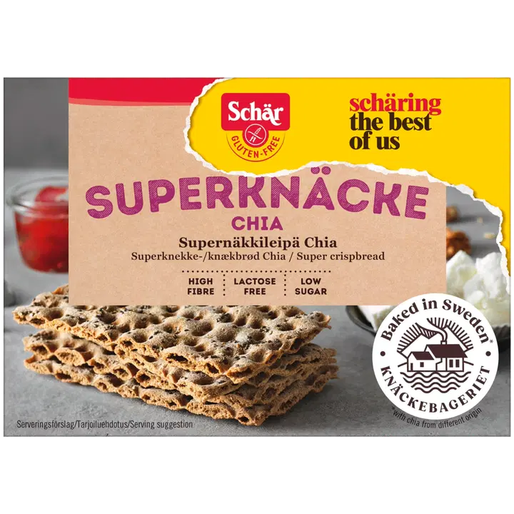 Schär Super gluteenivaba chia näkileib 140g