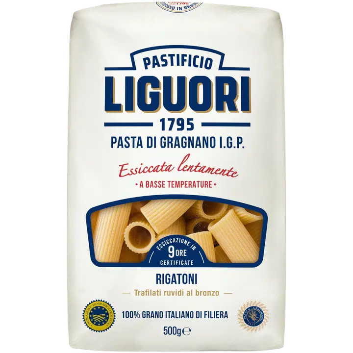 Liguori Pasta di Gragnano I.G.P. rigatoni nr 46, 500 g