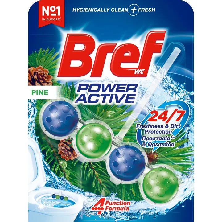 Bref power active wc-värskendaja mänd 50g