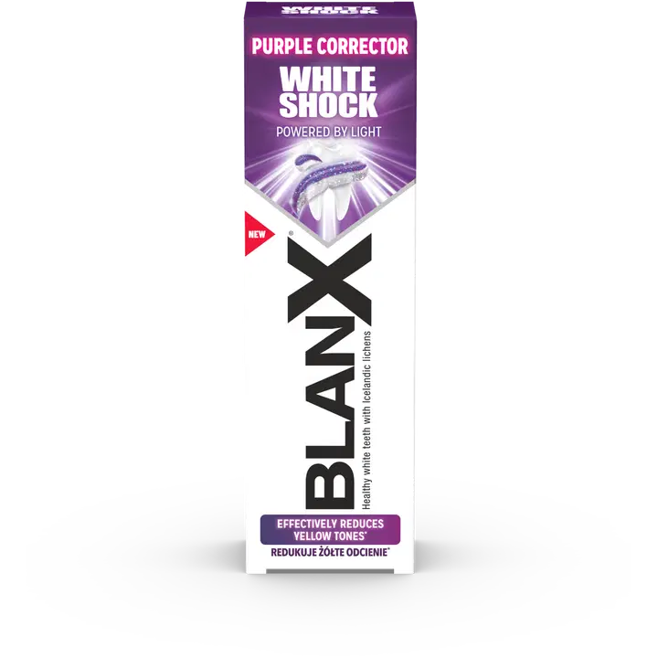 Hambapasta Blanx White shock purple Corrector 75ml