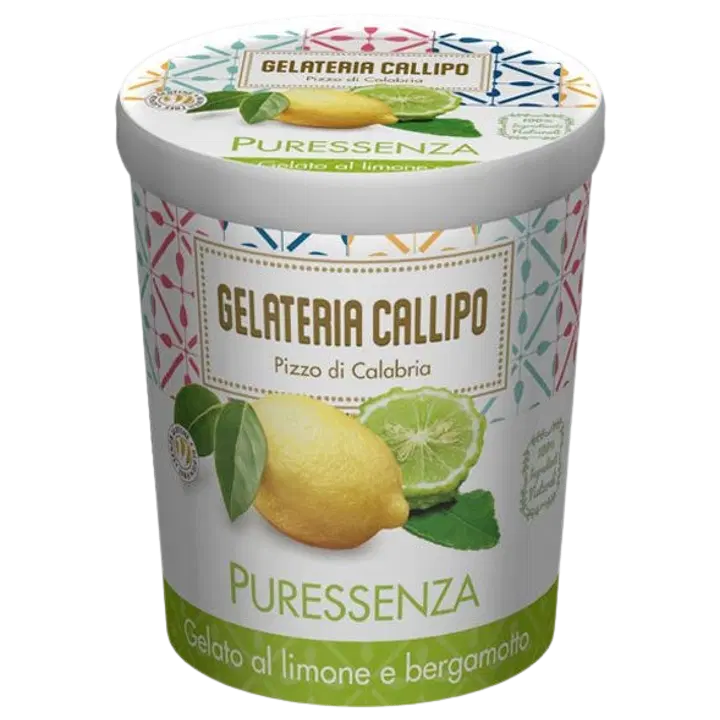 Callipo Gelateria Jäätis Puressenza Lemon&Bergamot 310 g