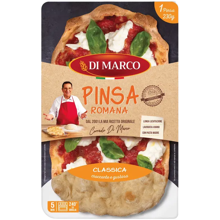 Di Marco Pinsa Romana Eelküpsetatud Pitsapõhi 230 g