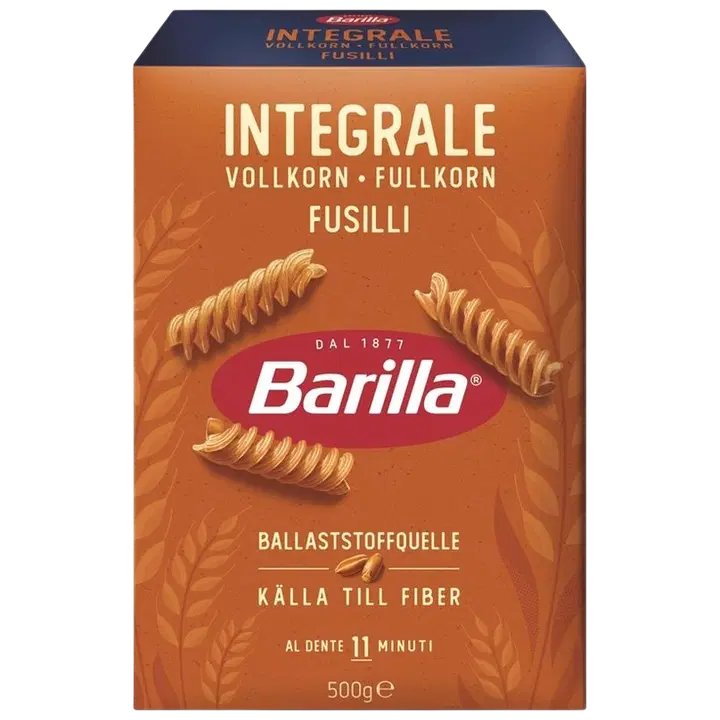 Barilla pasta Fusilli täistera, 500g
