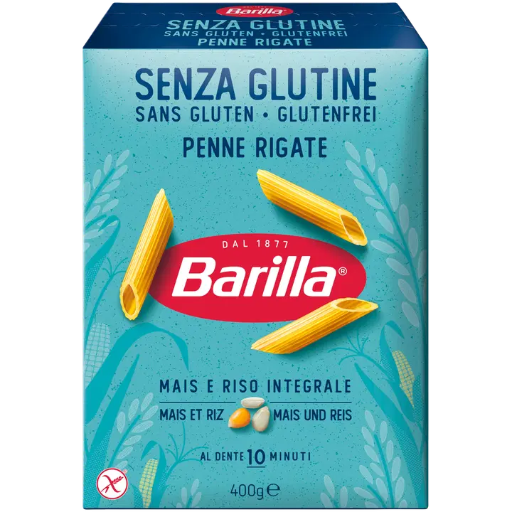Barilla pasta Penne Rigate, gluteenivaba 400g