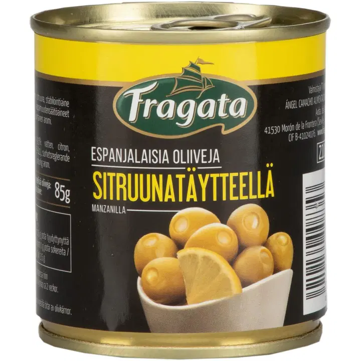 Fragata hispaania oliivid sidrunitäidisega 200/85g