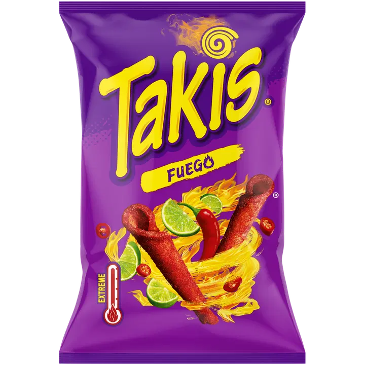Takis maisikrõpsud intense fuego, 100g