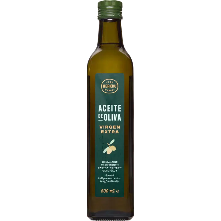 Herkku külmpressitud ekstra väärisoliiviõli 500 ml